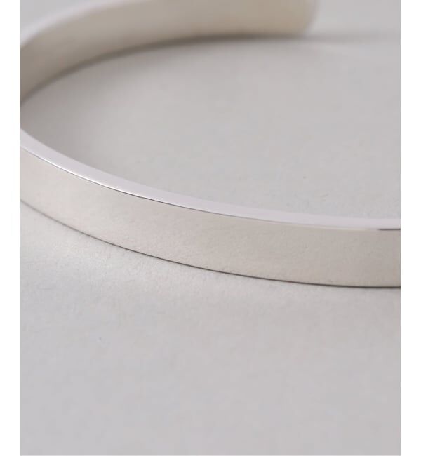 Spick and Span「【SAMH by LILAS】5mmプレートバングル SV」|ブレスレット・バングル|