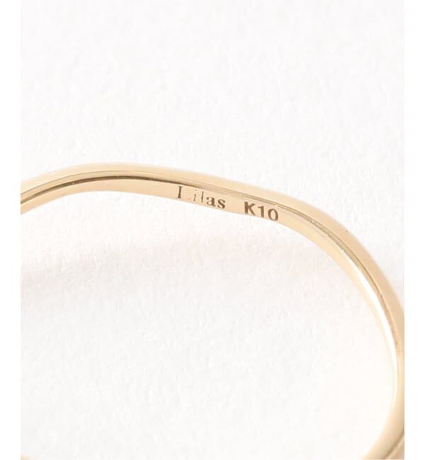 Lilas by Spick&Span「ユラギスリムリング K10」|リング|