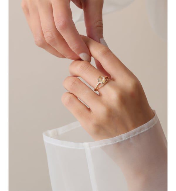 Lilas by Spick&Span「ユラギスリムリング K10」|リング|