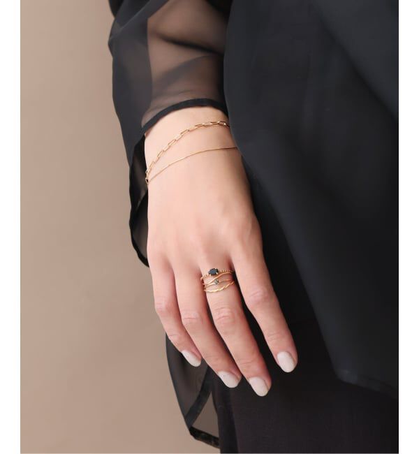 Lilas by Spick&Span「ユラギスリムリング K10」|リング|