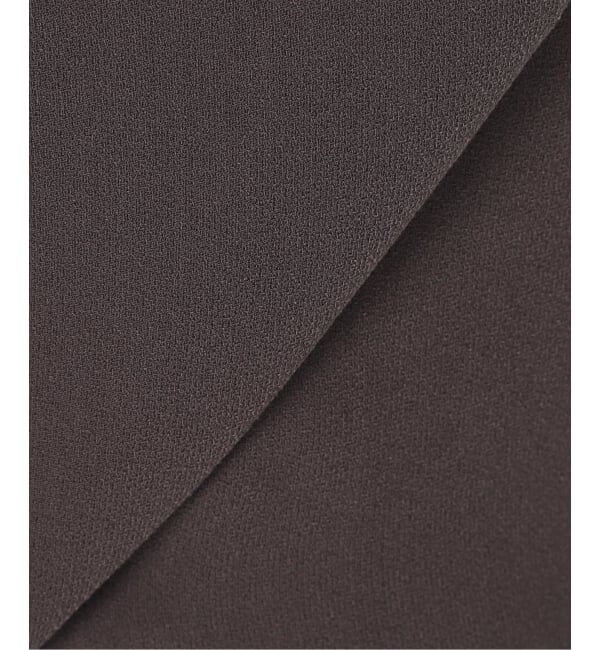 NOBLE「《追加》【洗える】ライトジョーゼットドレープパンツ」|スラックス|