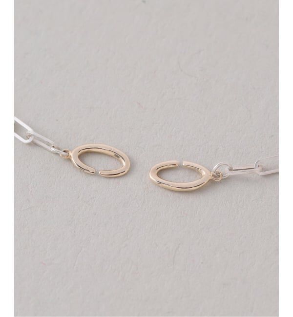 Spick and Span「【SAMH by LILAS】デタッチャブルCスライドブレスレット K10*SV」|ブレスレット・バングル|