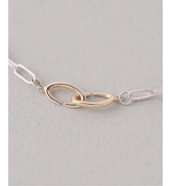 Spick and Span「【SAMH by LILAS】デタッチャブルCスライドブレスレット K10*SV」|ブレスレット・バングル|