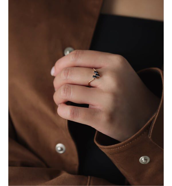 Lilas by Spick&Span「セミトーンオニキスリング K10」|リング|