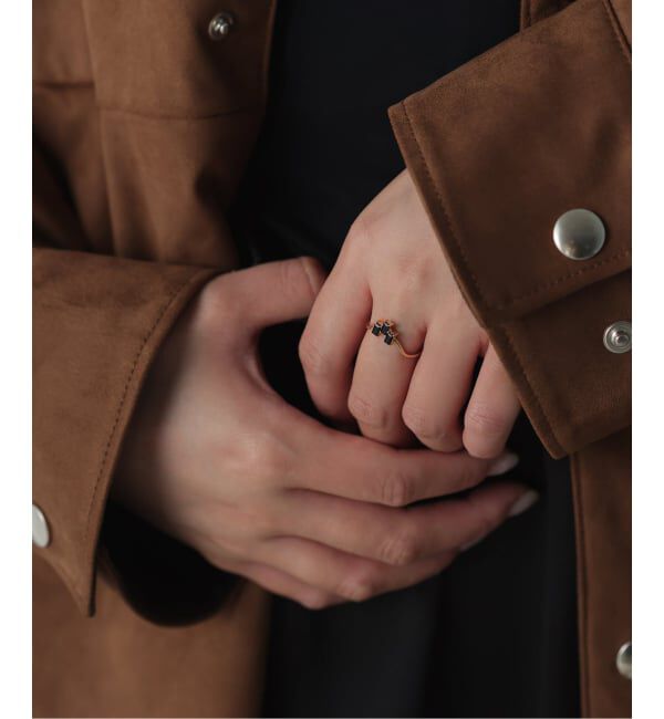 Lilas by Spick&Span「セミトーンオニキスリング K10」|リング|