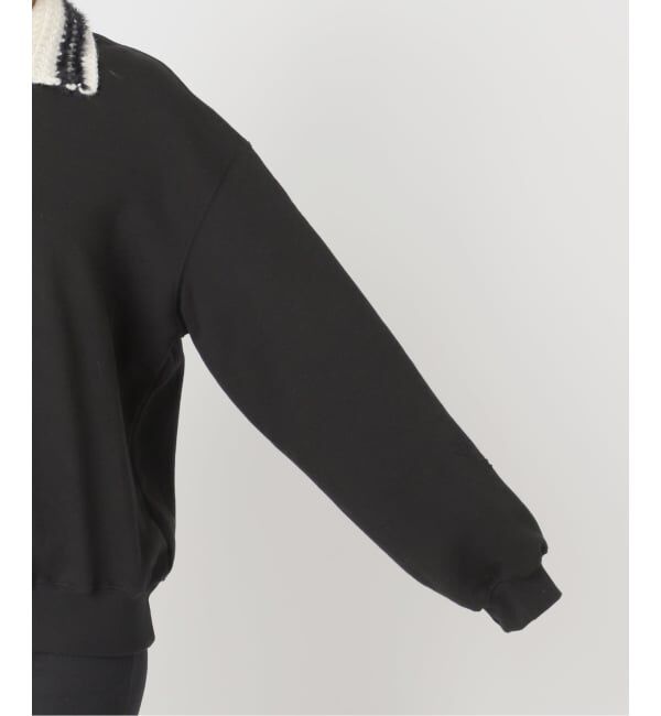 U by SPICK&SPAN「KIJUN/キジュン Crochet Collar Half Zip-Up Pullover」|スウェット・ジャージ|