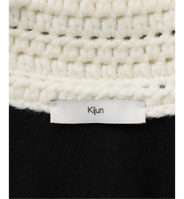 U by SPICK&SPAN「KIJUN/キジュン Crochet Collar Half Zip-Up Pullover」|スウェット・ジャージ|