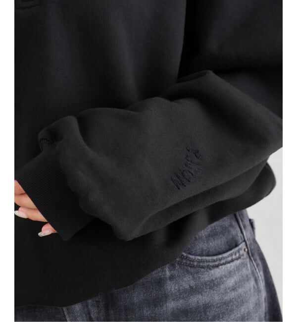 U by SPICK&SPAN「KIJUN/キジュン Crochet Collar Half Zip-Up Pullover」|スウェット・ジャージ|