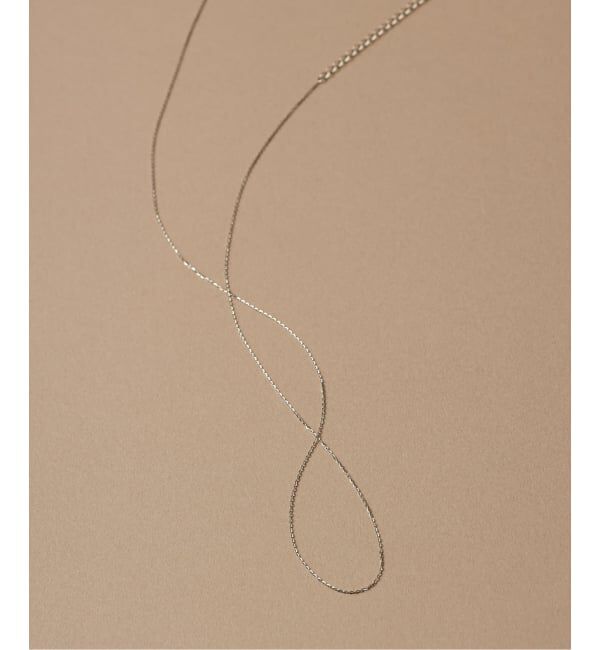 Lilas by Spick&Span「《WEB限定》シャインカットアズキチェーンネックレス 50cm WG K10」|ネックレス|