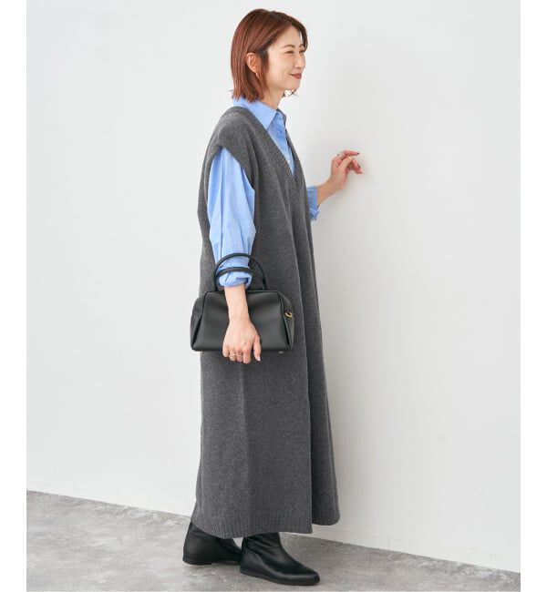 Spick and Span「ニットベストワンピース」|ワンピース|
