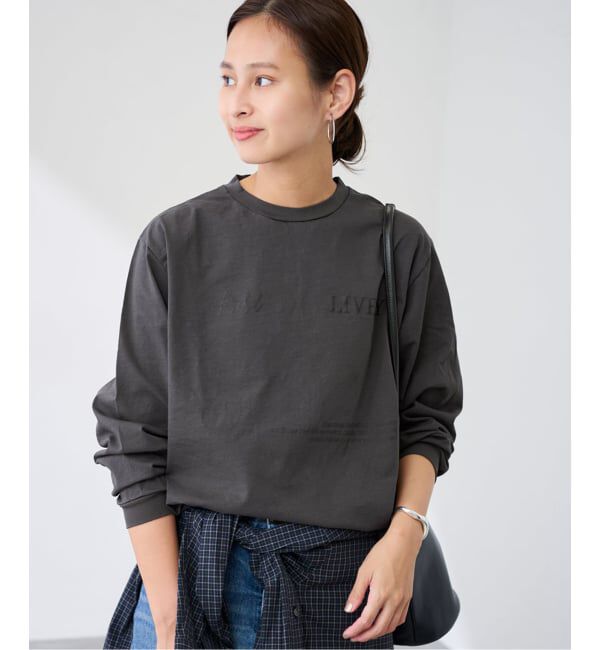 FRAMeWORK「ロゴロンT(LIVELY)」|Tシャツ・カットソー|