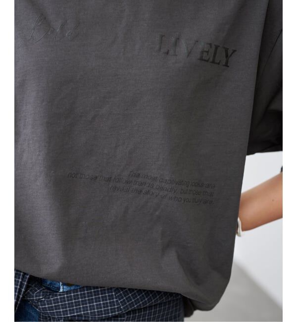 FRAMeWORK「ロゴロンT(LIVELY)」|Tシャツ・カットソー|