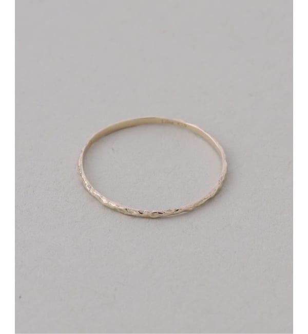 Lilas by Spick&Span「10thテクスチャー3本ダイヤリング K10」|リング|