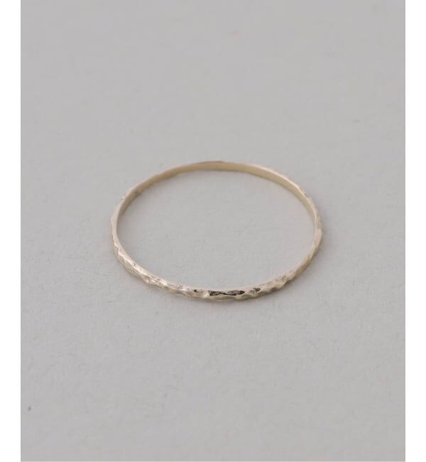 Lilas by Spick&Span「10thテクスチャー3本ダイヤリング K10」|リング|