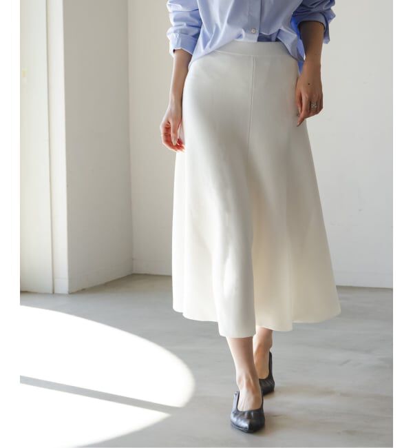 NOBLE「《セットアップ対応》スムースフレアニットスカート」|スカート|