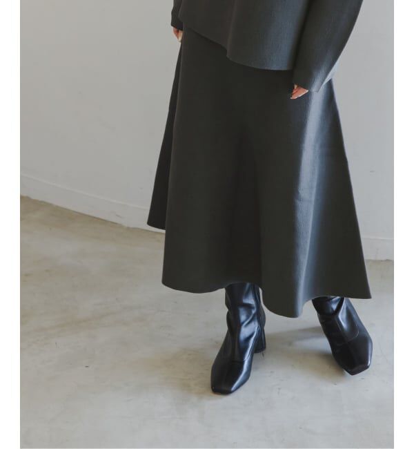 NOBLE「《セットアップ対応》スムースフレアニットスカート」|スカート|