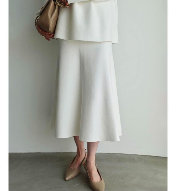 NOBLE「《セットアップ対応》スムースフレアニットスカート」|スカート|