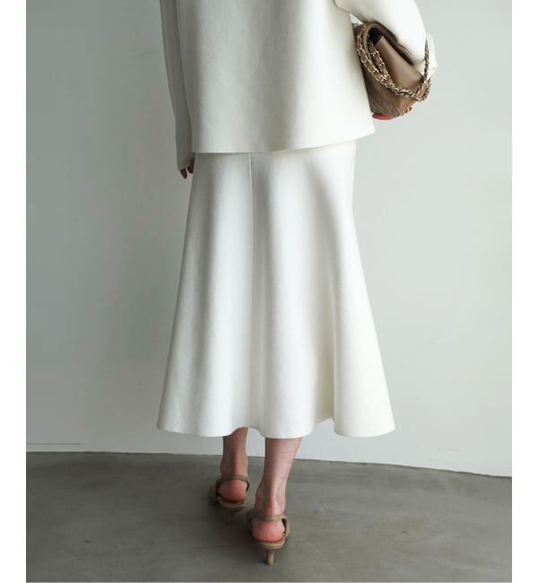 NOBLE「《セットアップ対応》スムースフレアニットスカート」|スカート|