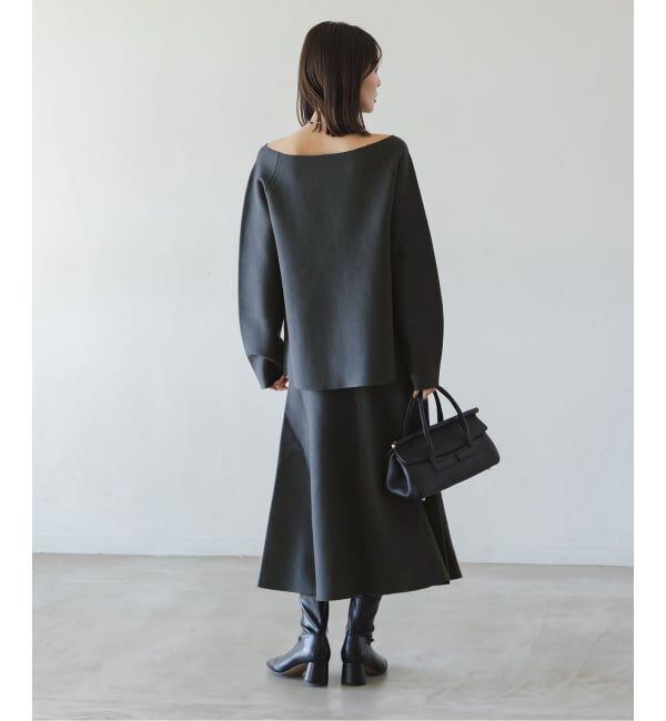 NOBLE「《セットアップ対応》スムースフレアニットスカート」|スカート|