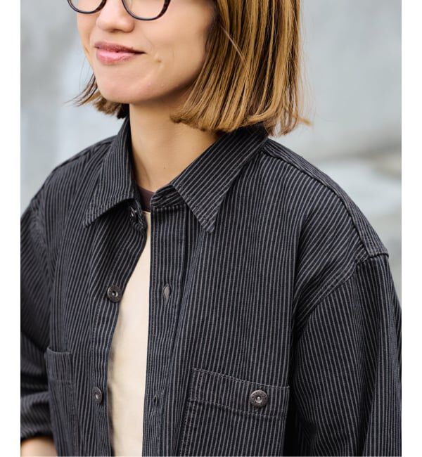 FRAMeWORK「PAYDAY/ペイデイ 別注ヒッコリーシャツブルゾン」|シャツ・ブラウス|