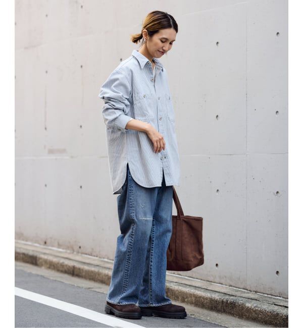 FRAMeWORK「PAYDAY/ペイデイ 別注ヒッコリーシャツブルゾン」|シャツ・ブラウス|