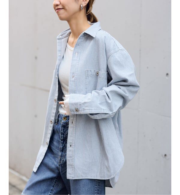 FRAMeWORK「PAYDAY/ペイデイ 別注ヒッコリーシャツブルゾン」|シャツ・ブラウス|