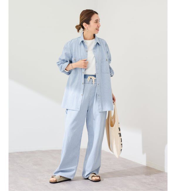 FRAMeWORK「PAYDAY/ペイデイ 別注ヒッコリーシャツブルゾン」|シャツ・ブラウス|