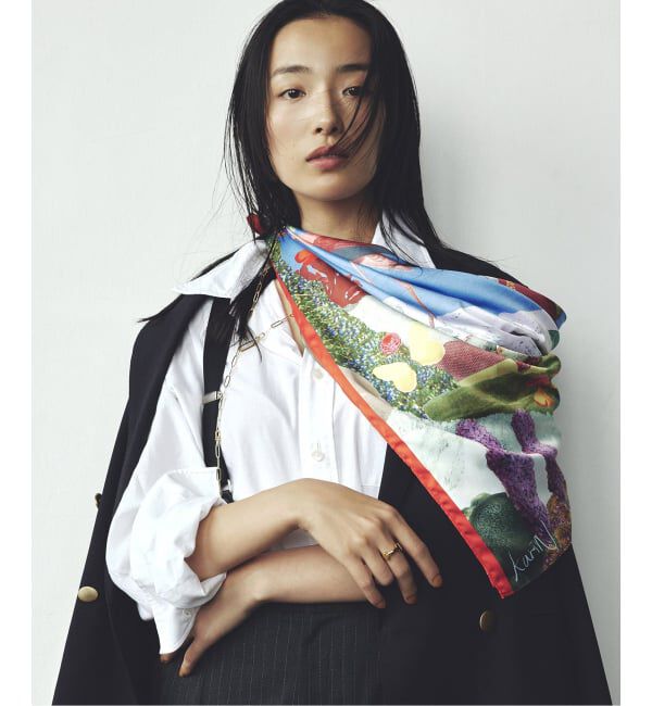 Spick and Span「KARIN&times;Spick & Span carnival scarf 80」|バンダナ・スカーフ|その他カラー K