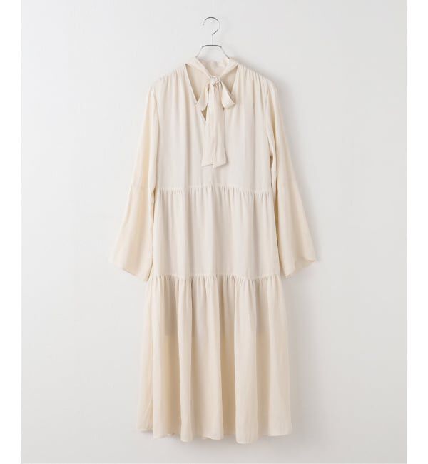 NOBLE「ティアードボウタイワンピース」|ワンピース|