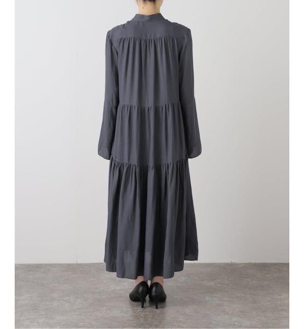 NOBLE「ティアードボウタイワンピース」|ワンピース|
