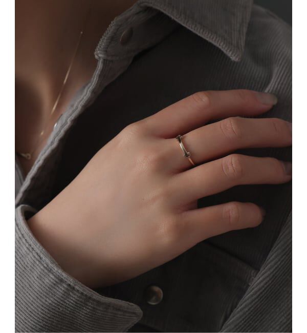 Lilas by Spick&Span「《WEB限定》バックルリング K10」|リング|