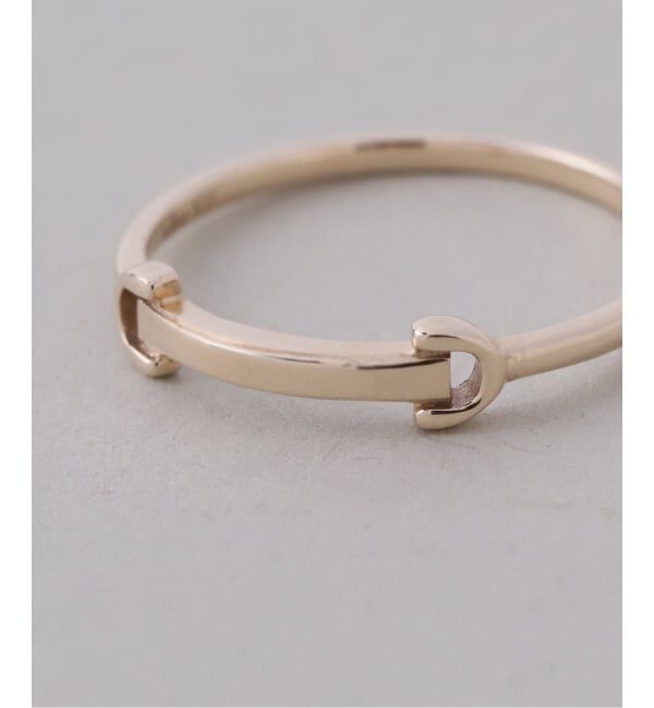 Lilas by Spick&Span「《WEB限定》バックルリング K10」|リング|