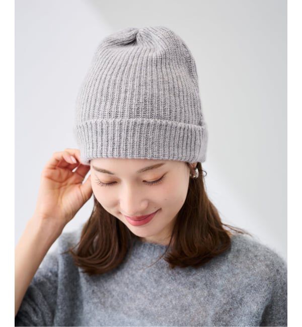 FRAMeWORK「HIGHLAND2000 cashmere bob キャップ」|キャップ・キャスケット|グレーA