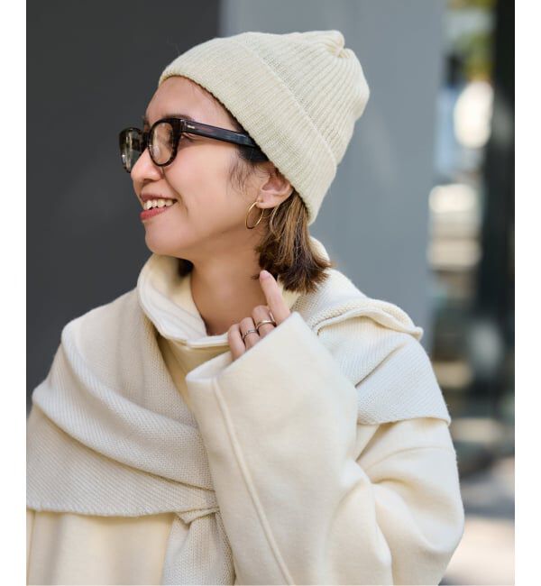 FRAMeWORK「HIGHLAND2000 cashmere bob キャップ」|キャップ・キャスケット|イエロー