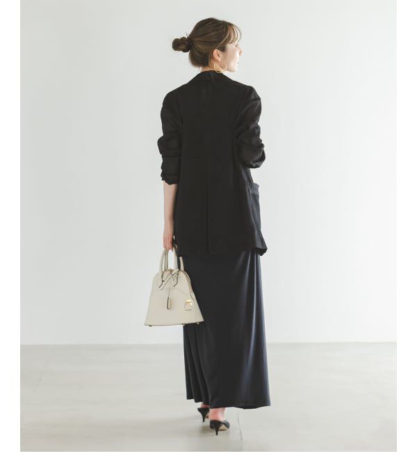 NOBLE「《予約》エアリーメッシュロングジャケット」|テーラードジャケット|