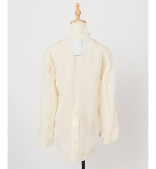 NOBLE「《予約》エアリーメッシュロングジャケット」|テーラードジャケット|