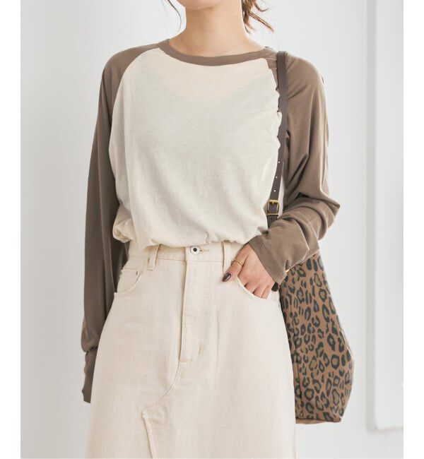 Spick and Span「シアーラグランTシャツ」|Tシャツ・カットソー|