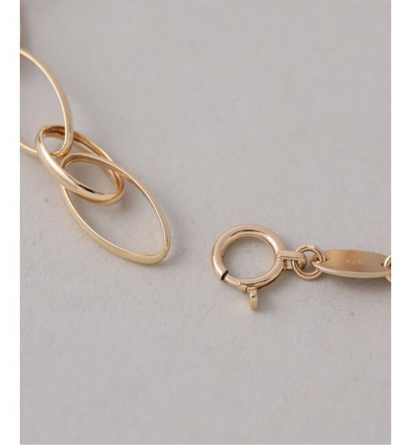 Lilas by Spick&Span「オーバルチェーンブレスレット K18」|ブレスレット・バングル|