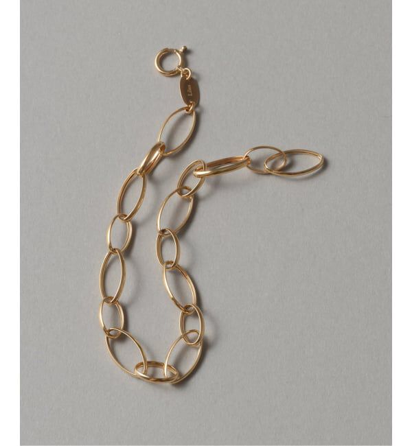 Lilas by Spick&Span「オーバルチェーンブレスレット K18」|ブレスレット・バングル|