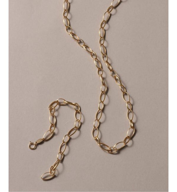 Lilas by Spick&Span「オーバルチェーンブレスレット K18」|ブレスレット・バングル|