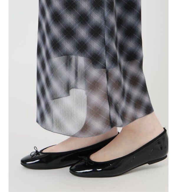 U by SPICK&SPAN「《予約》シアーチェックタイトスカート」|スカート|