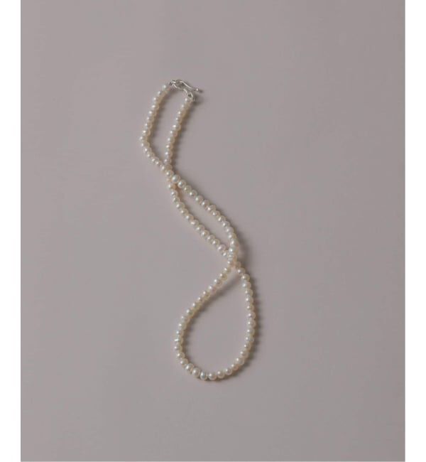 Lilas by Spick&Span「ポテトパール38cmネックレス SV」|ネックレス|