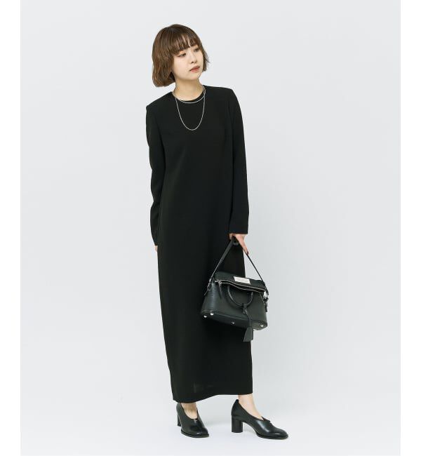 HARDY NOIR「《追加予約10》ダブルクロスミニマルロングドレス」|ワンピース|