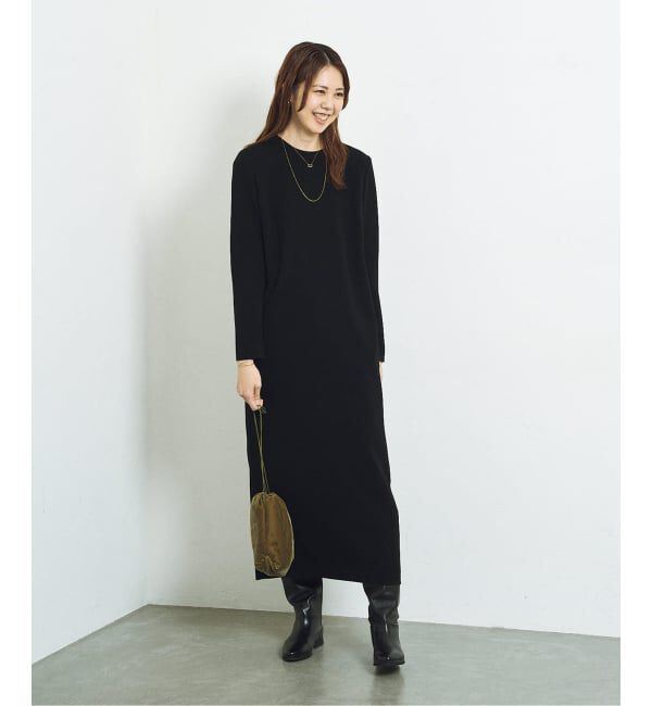 HARDY NOIR「《追加予約10》ダブルクロスミニマルロングドレス」|ワンピース|