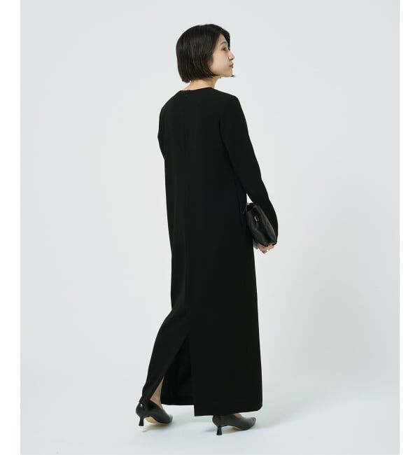 HARDY NOIR「《追加予約10》ダブルクロスミニマルロングドレス」|ワンピース|