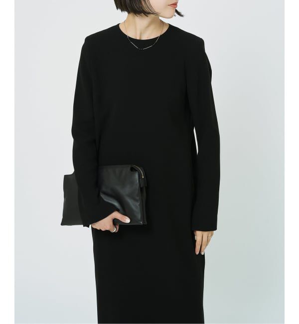 HARDY NOIR「《追加予約10》ダブルクロスミニマルロングドレス」|ワンピース|