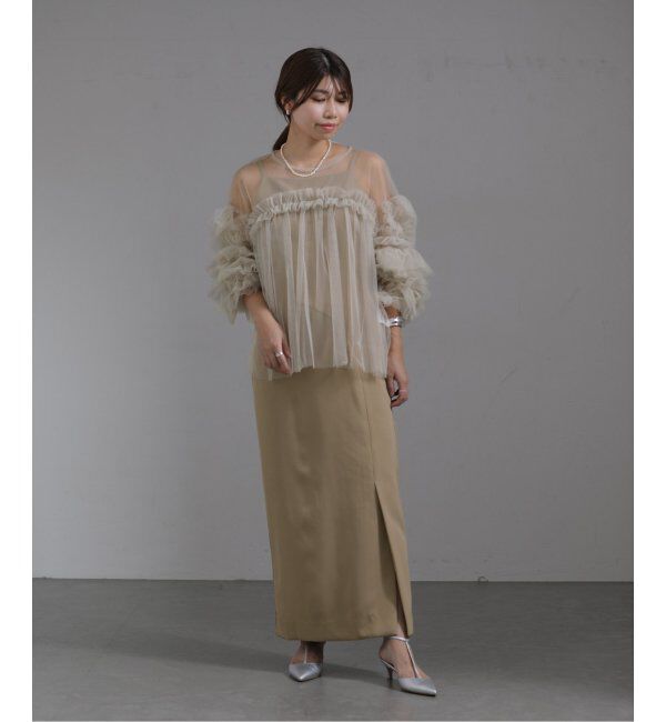  「カッティングカーブドレス」|ドレス|