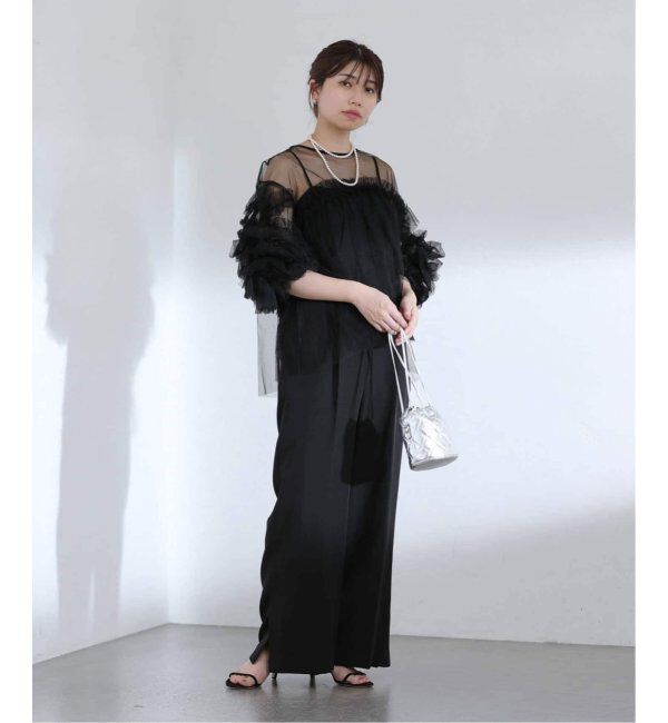  「《追加2》デコラティブチュールトップス」|シャツ・ブラウス|