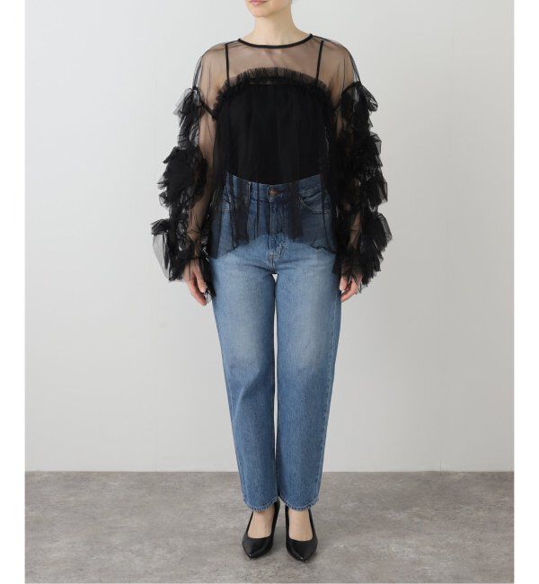  「《追加2》デコラティブチュールトップス」|シャツ・ブラウス|
