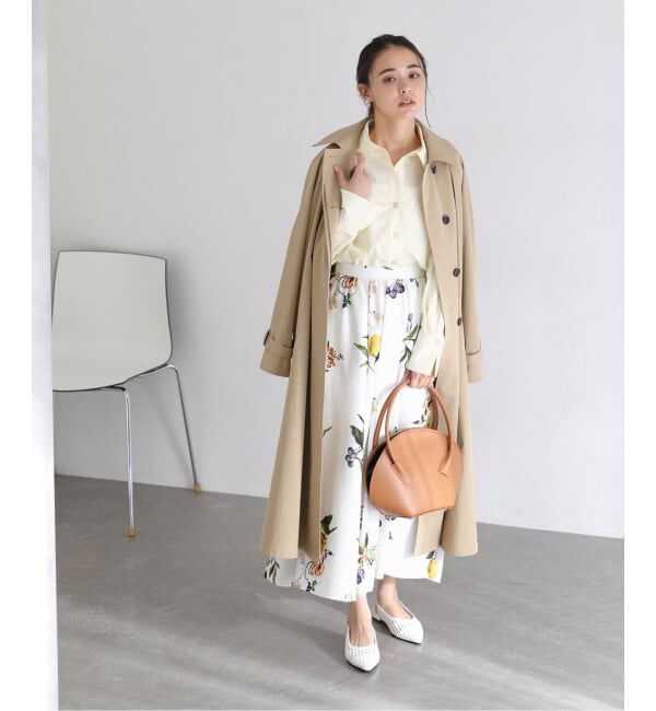  「【洗える】スリットカフスシャツ」|シャツ・ブラウス|